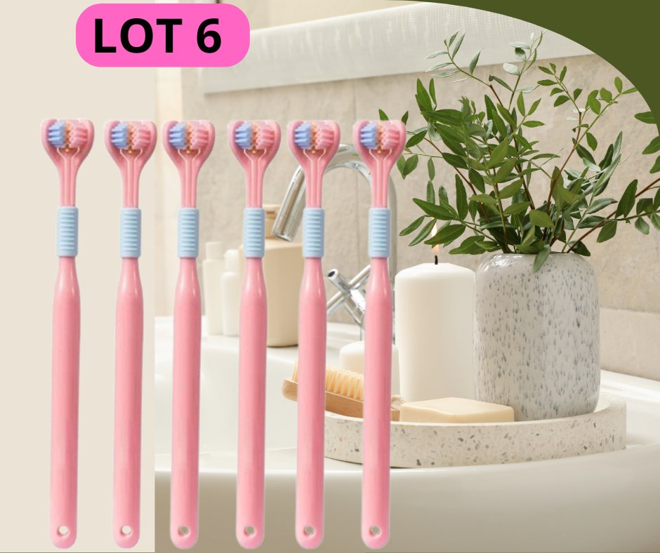 Triple Toothbrush™ Brosse à dents triple action - SourireRadieux