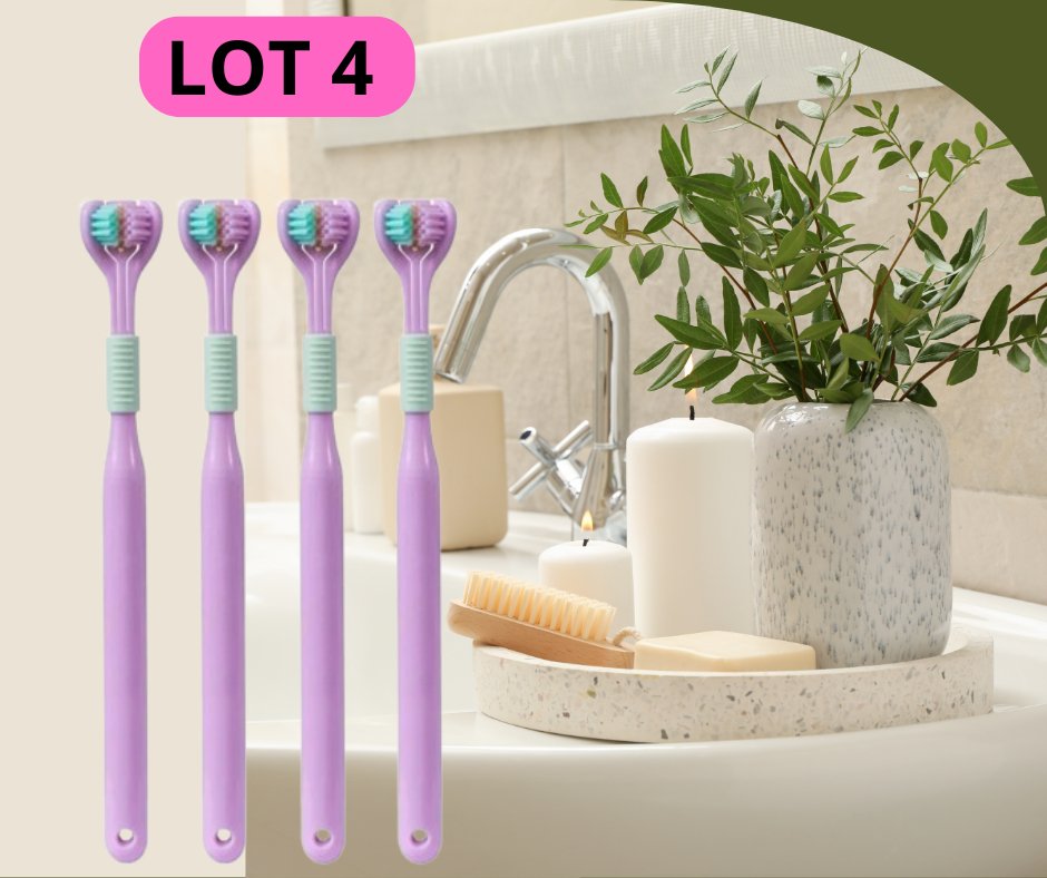 Triple Toothbrush™ Brosse à dents triple action - SourireRadieux