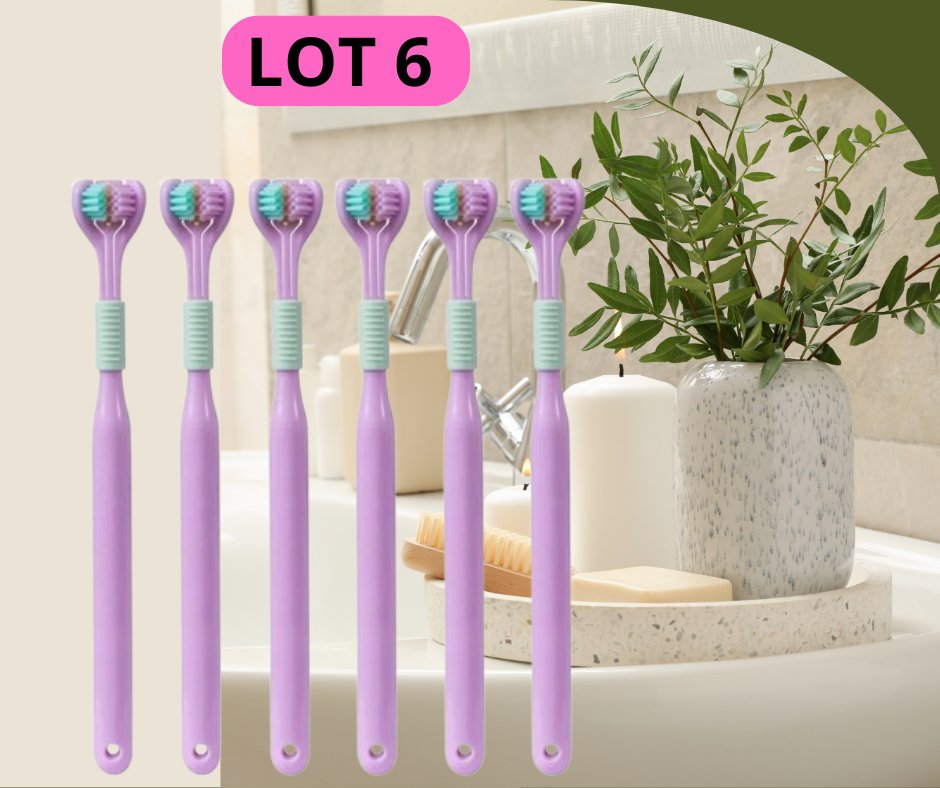 Triple Toothbrush™ Brosse à dents triple action - SourireRadieux