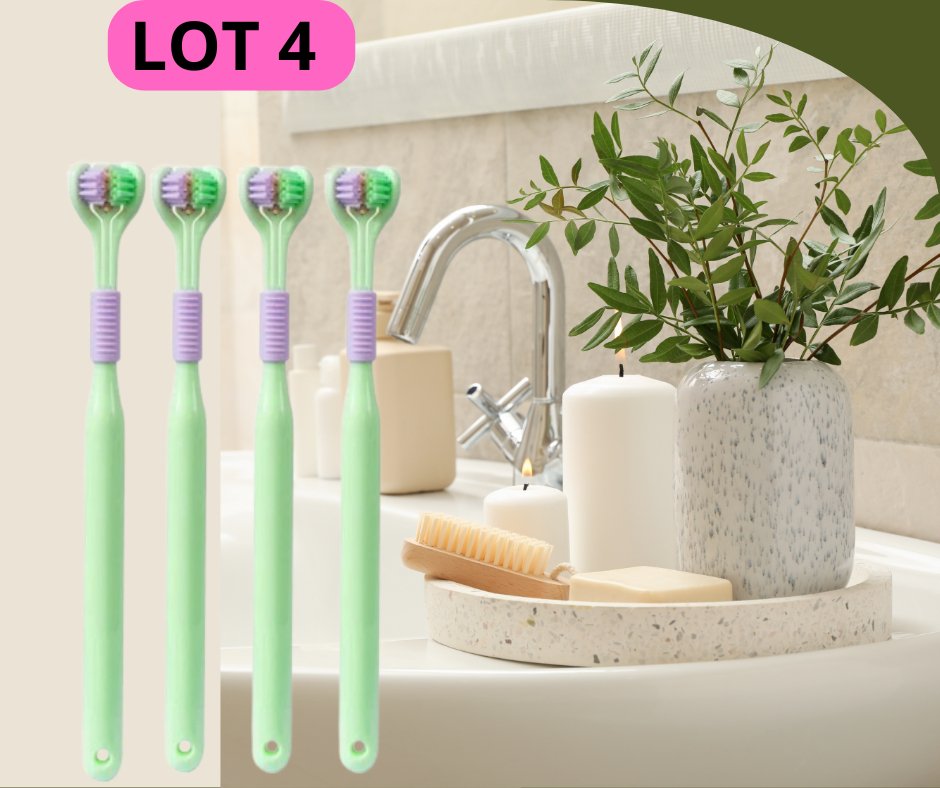 Triple Toothbrush™ Brosse à dents triple action - SourireRadieux